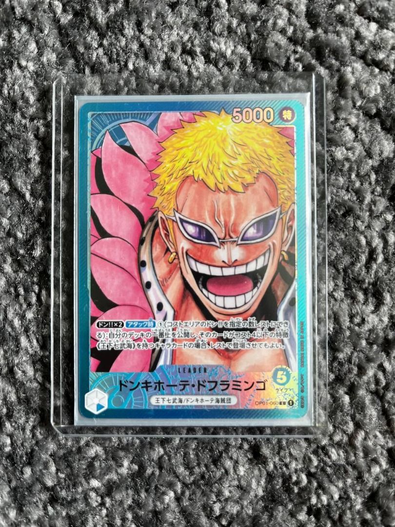 One Piece Doflamingo Leader Trading Card Game Hobbies Toys Toys Games On Carousell