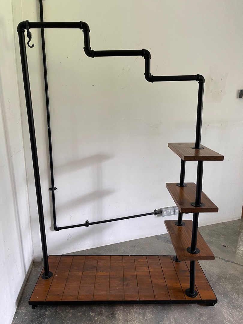 Open wardrobe shelving clothes hanger, Furniture & Home Living