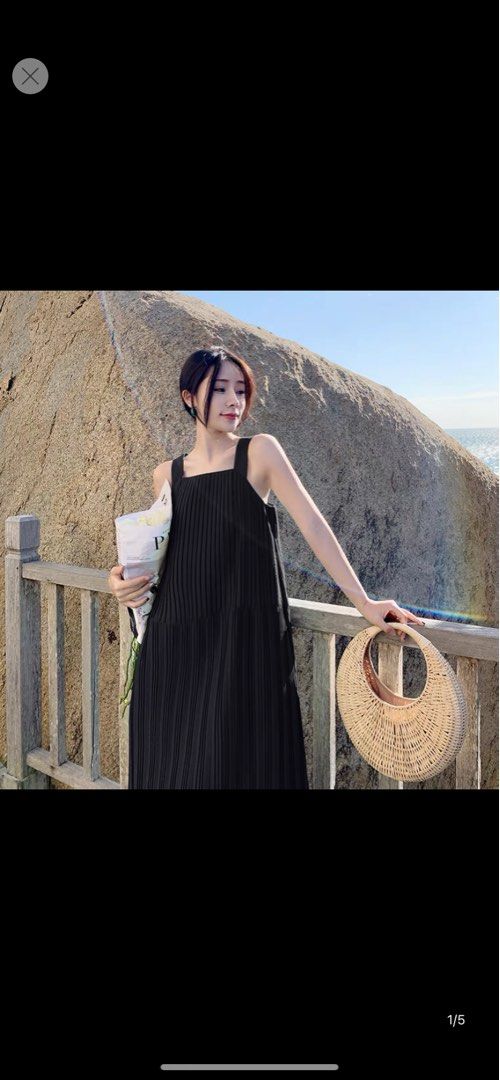 Oversized Pleated Swing Dress Women s Fashion Dresses Sets