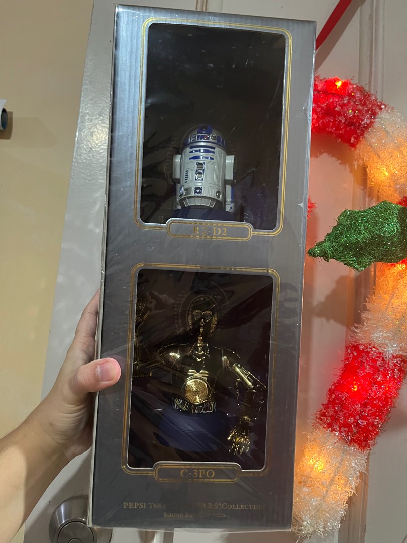 Pepsi R2 D2 Pepsi Twist Star Wars Collection Sound Big Cap Set R2-D2 C-3PO Sealed ...