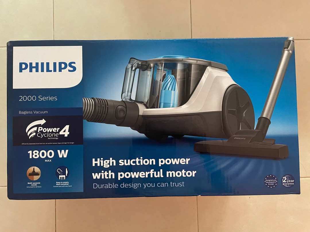 Philips 2000 Series Bagless Vacuum Cleaner XB2023, TV & Home Appliances