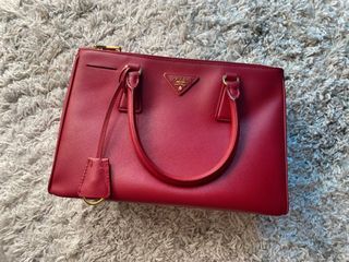 PRADA Hand bag SAFFIANO LUX Leather CROMO BL0851