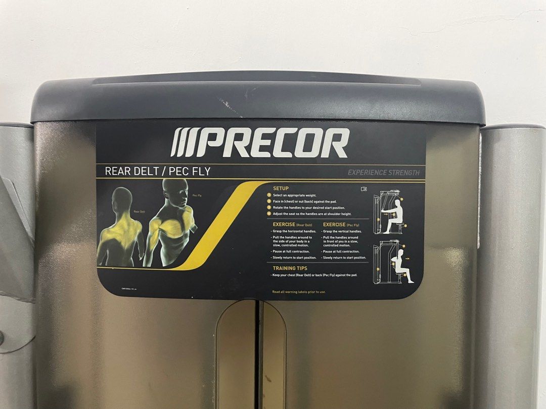 Precor rear new arrivals delt pec fly