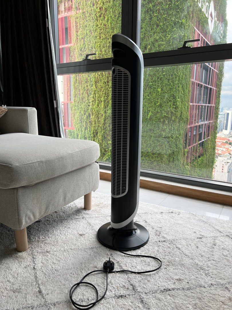 Premium Fan Tower (Tefal Eole Infinite Tower Fan), TV & Home Appliances ...