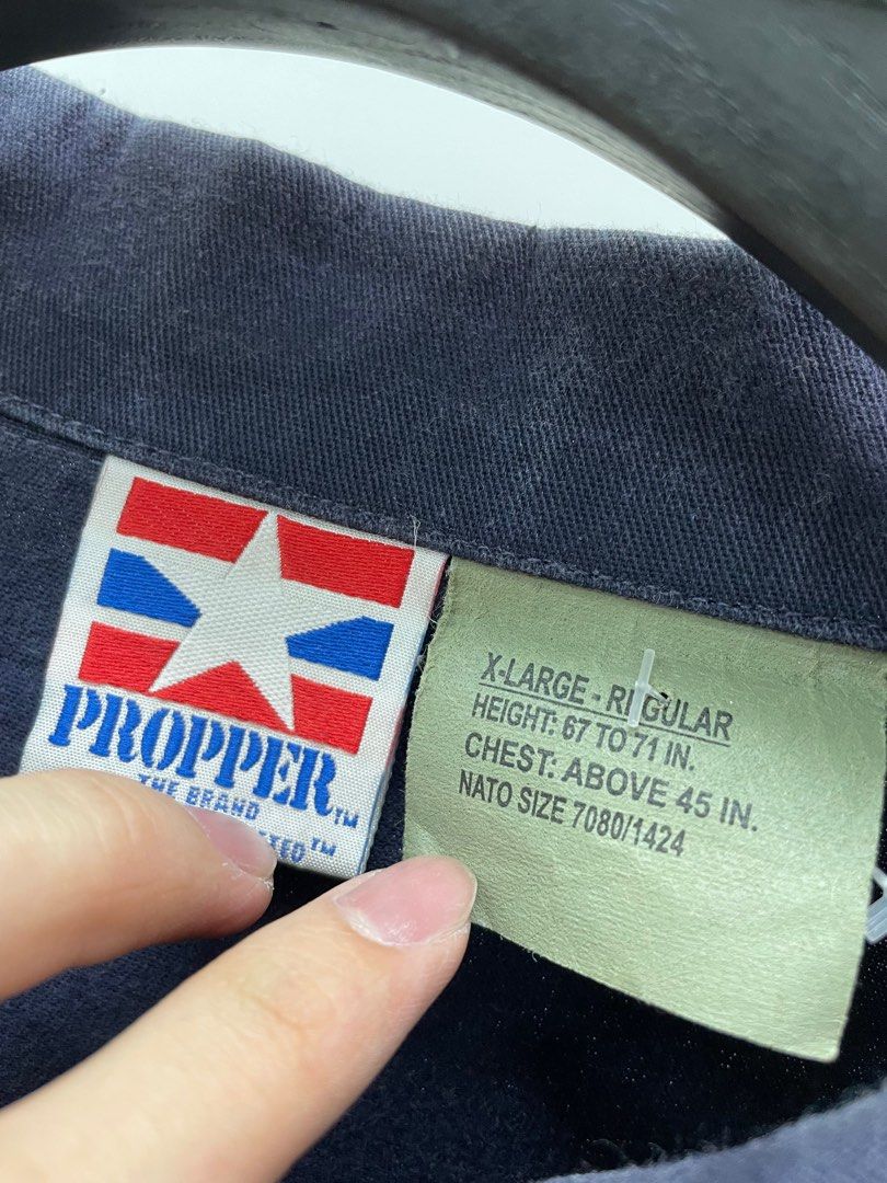 PROPPER Worker Outer Jacket (Category: Coats, Jackets and Outerwear) located in Kuala Lumpur. Submitted by taimutorabera_store (Listing ID 1196544145, Image 3). Description: Condition : 8/10 Measurements : Chest - DM Length - DM Feel free to pm for price and more details. .