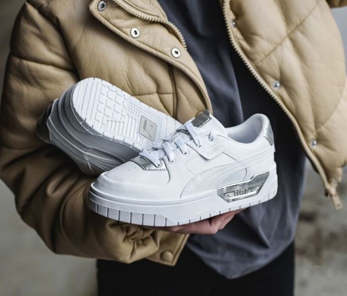 Puma cali silver on sale