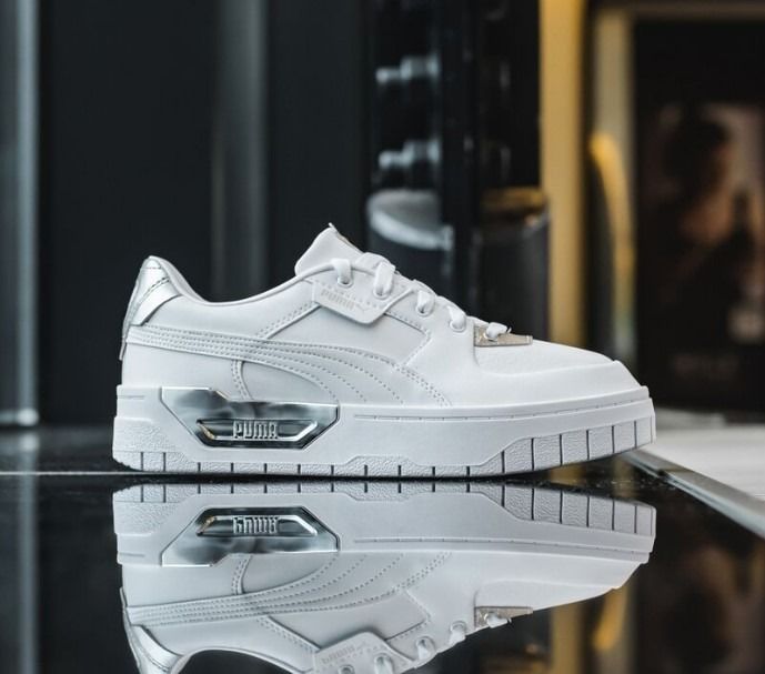 Puma Cali Silver Lining Women s Fashion Footwear Sneakers on Carousell