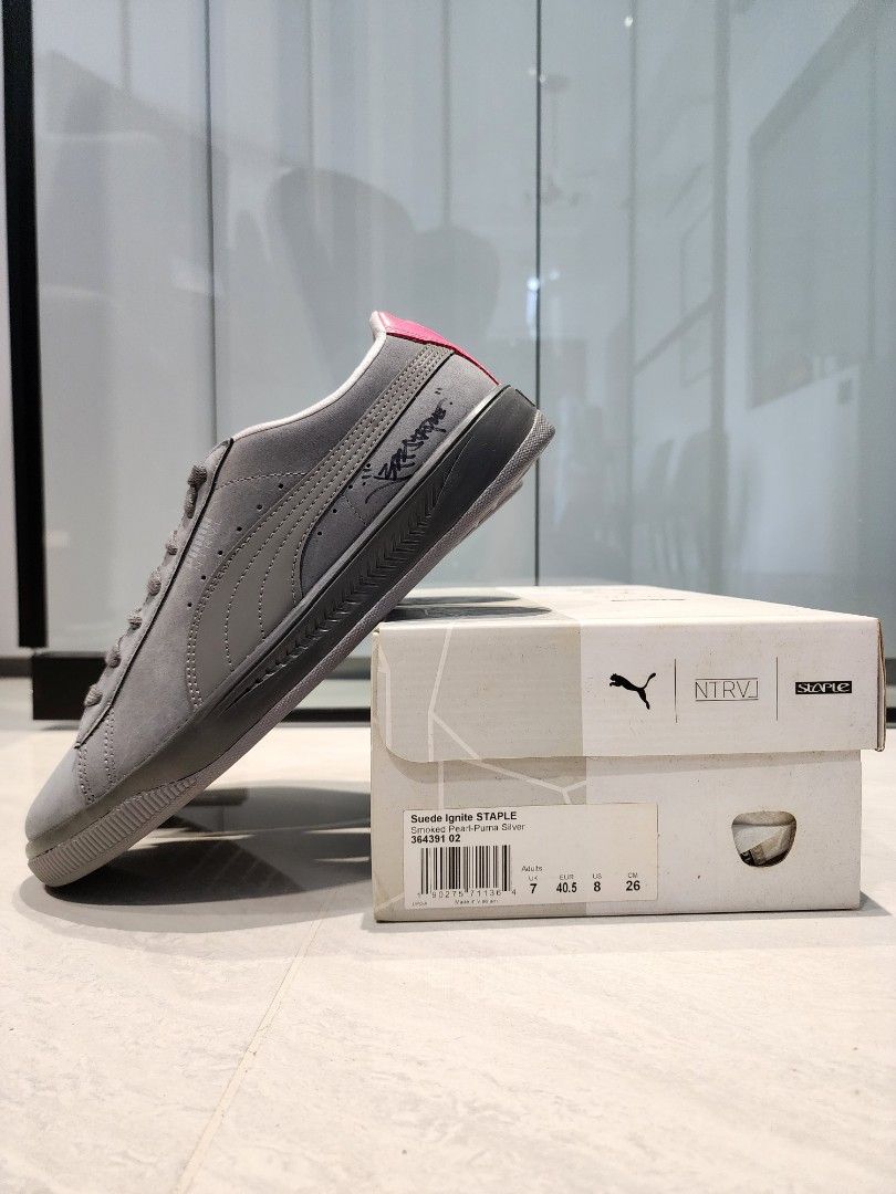 PUMA Suede Ignite STAPLE autographed US8 UK7