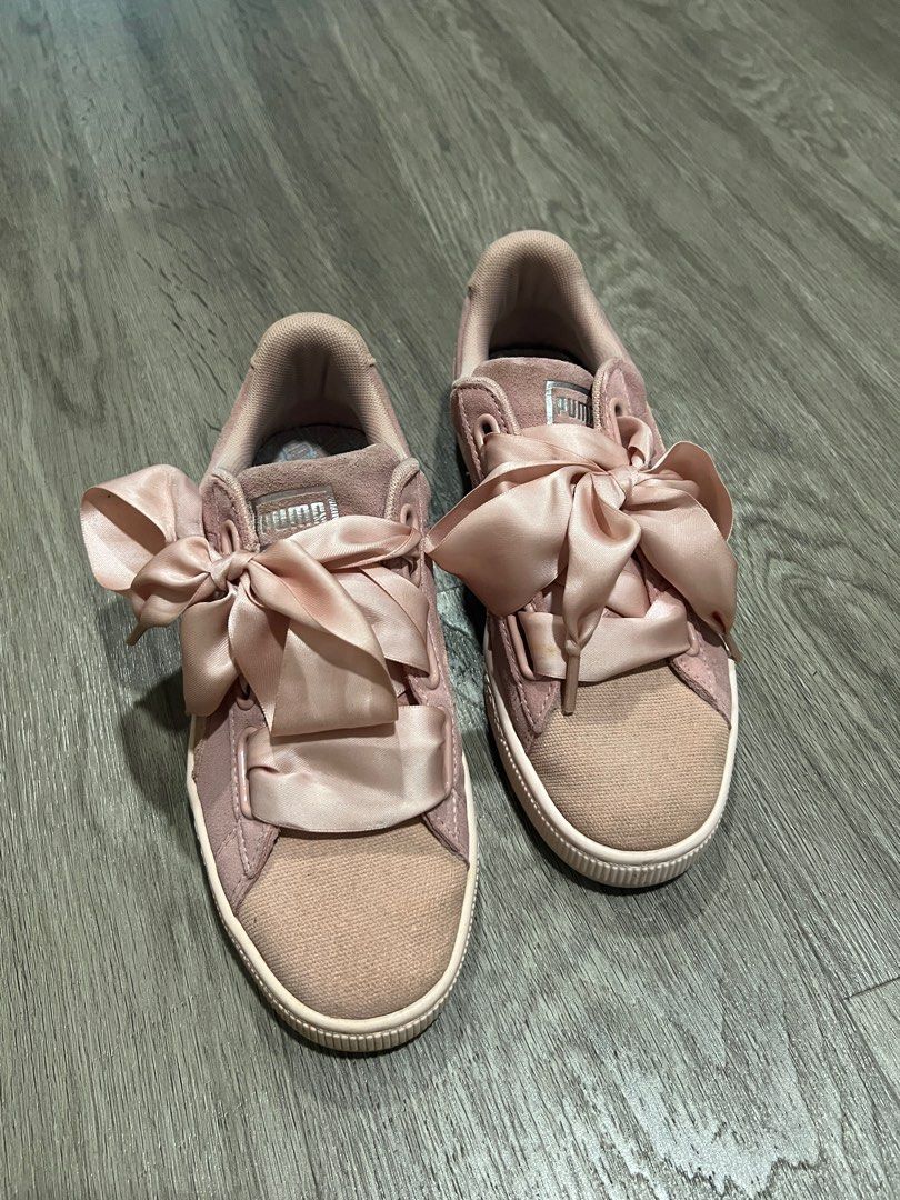 Puma satin laces top