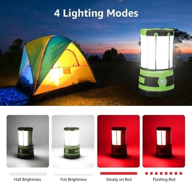 Ready Stock! Lepro LED Camping Lantern Rechargeable or Battery Powered