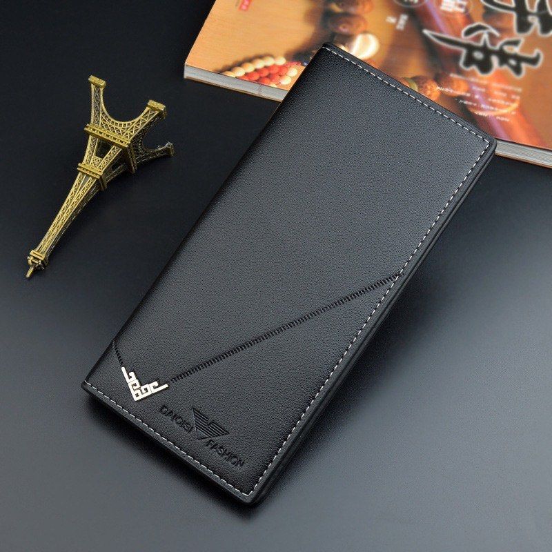 Ready Stock M121 Bifold Long Wallet Premium Fashion PU leather Men Card  Holder Coin Wallet Long Purse, Men's Fashion, Watches & Accessories, Wallets  & Card Holders on Carousell