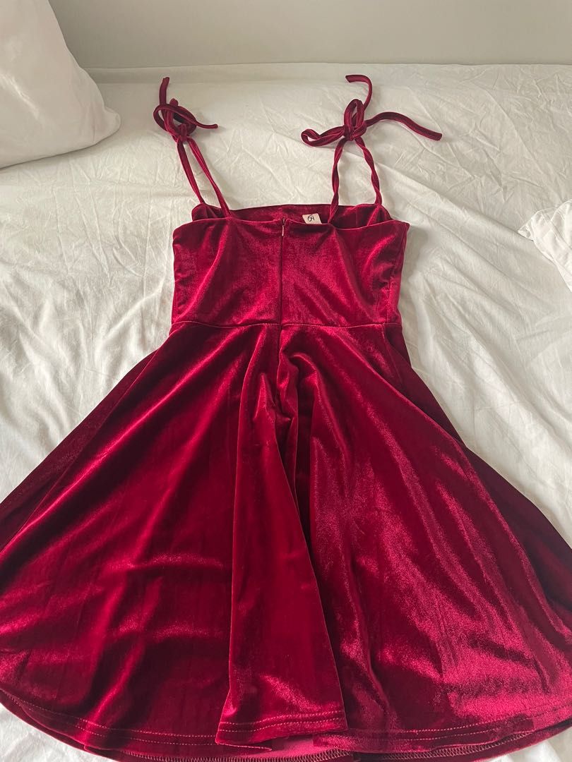 Red Velvet Dress for sale