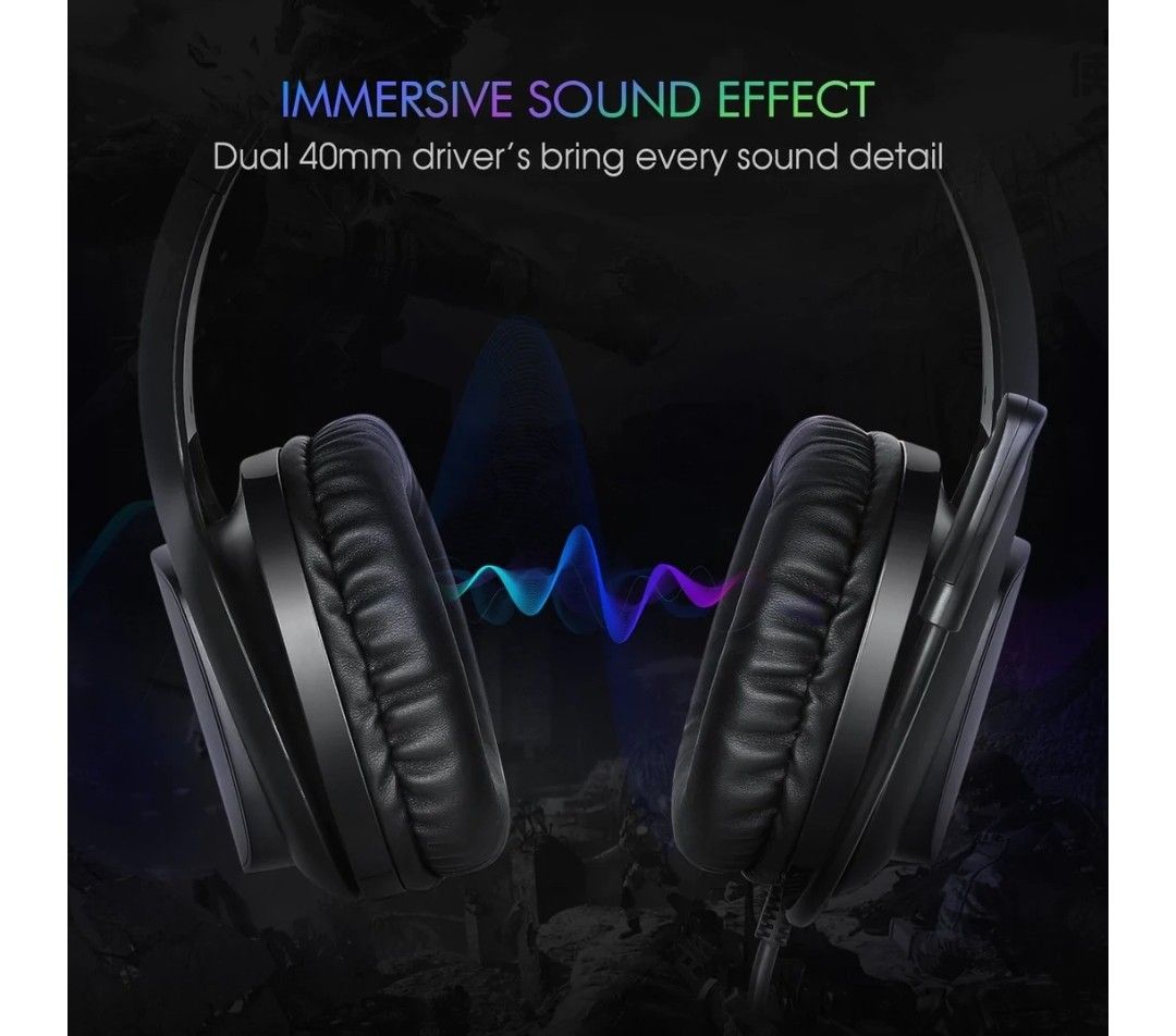 REDSTORM C06D Gaming Headset with 7.1 Surround Sound