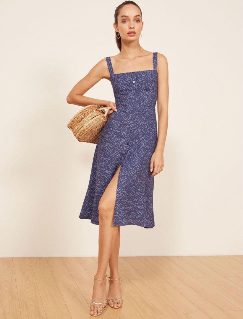 Reformation Persimmon Dress in Hyacinth not ZARA Women s Fashion