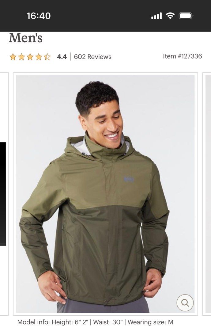 Rei north face rain jacket top