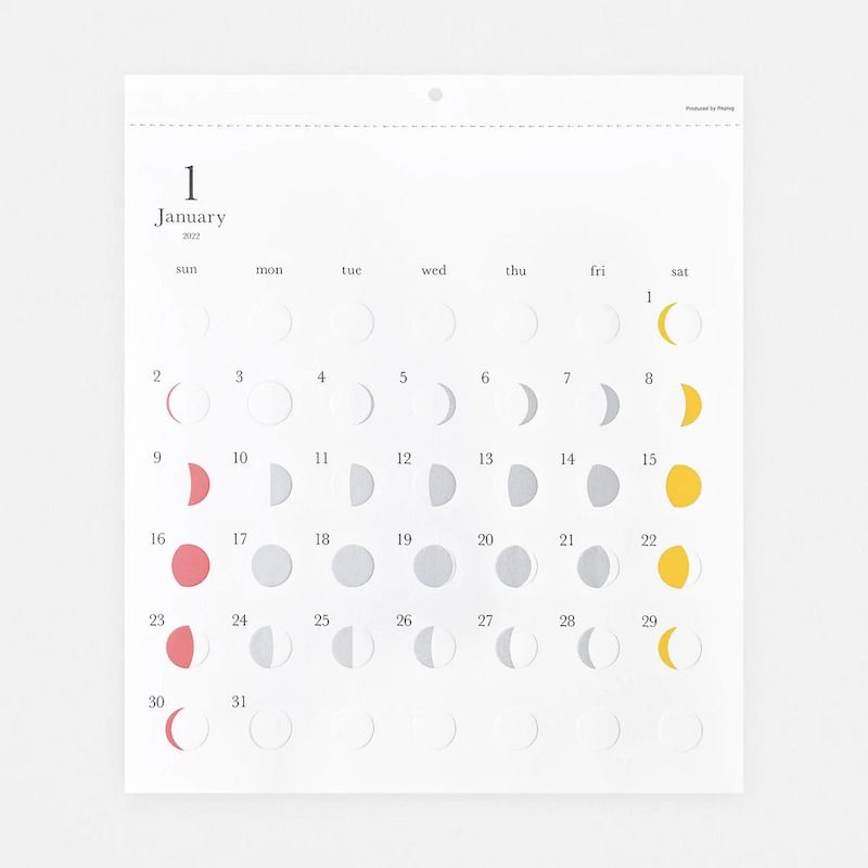 Replug Moon Calendar 2024 Ericha Fionnula