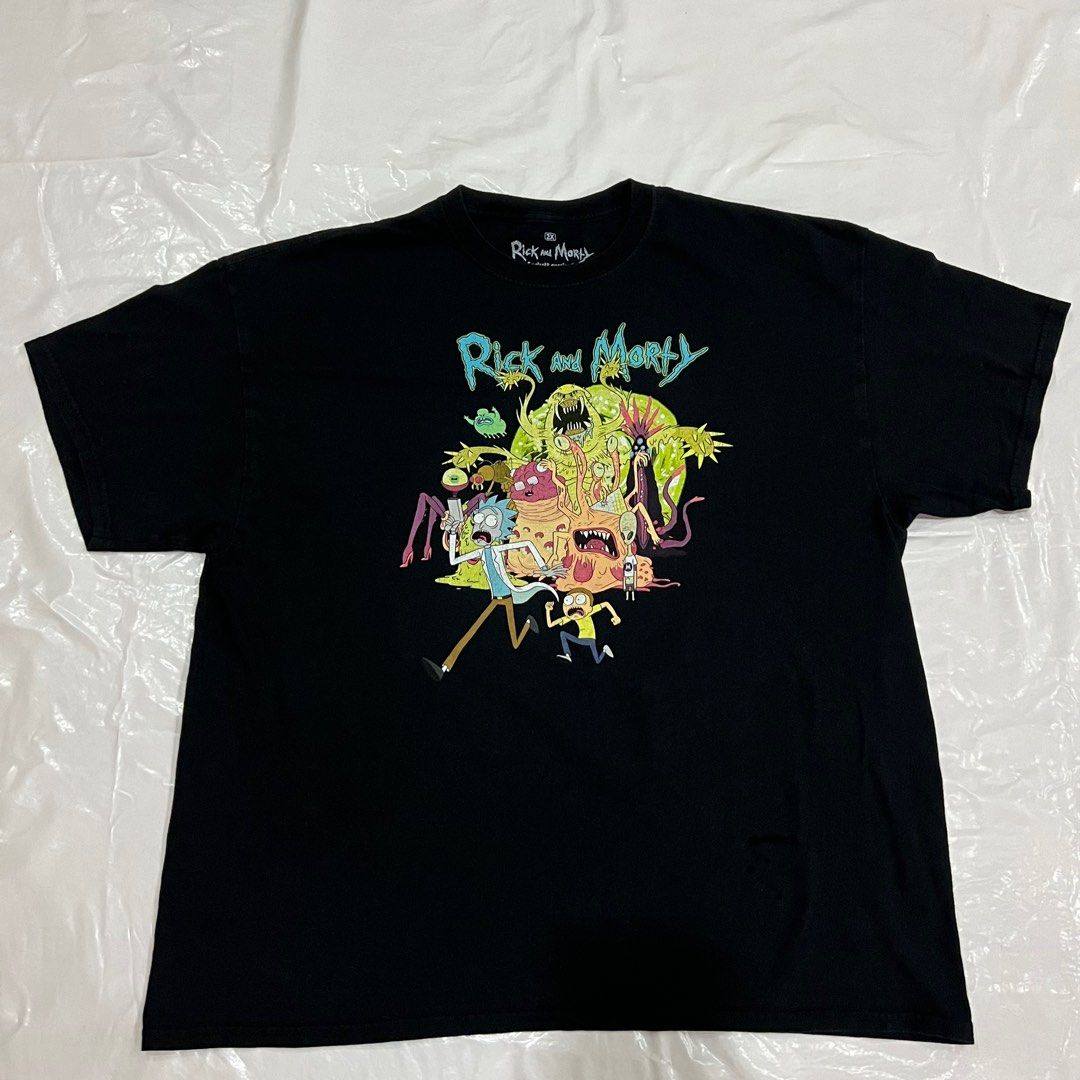T-shirt Rick & Morty - Design Crânes - Homme Taille M - Gris 100% Coton - Neuf Avec étiquettes