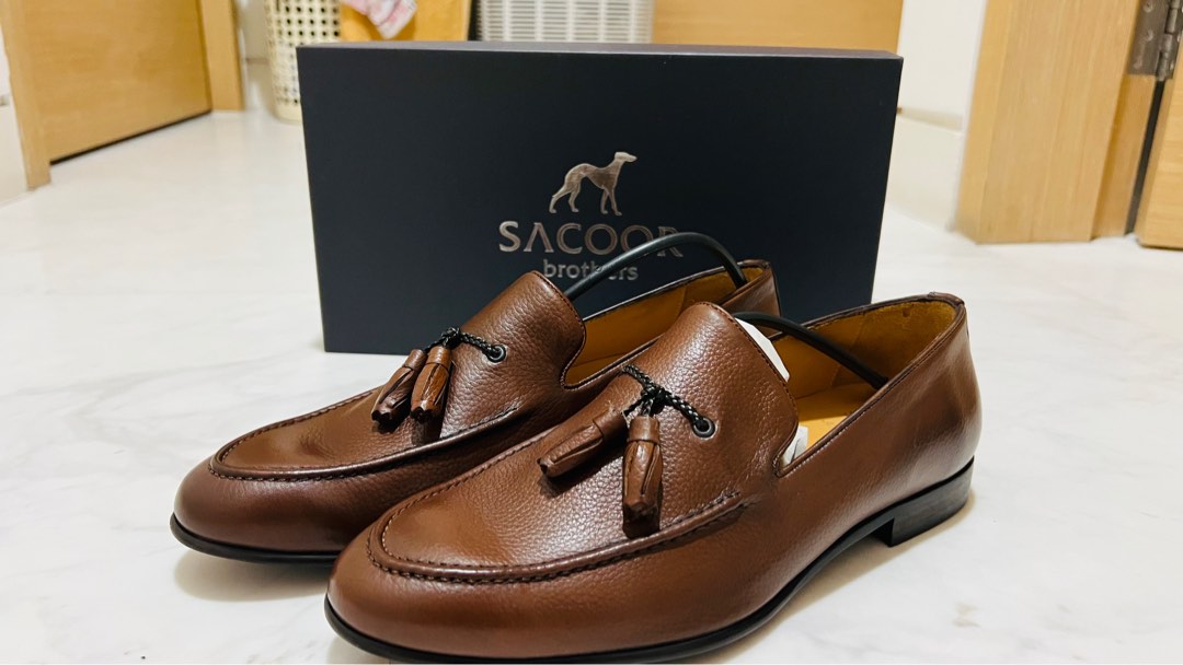Sacoor Brothers Loafers with Tassel Size 42, Men display picture 1