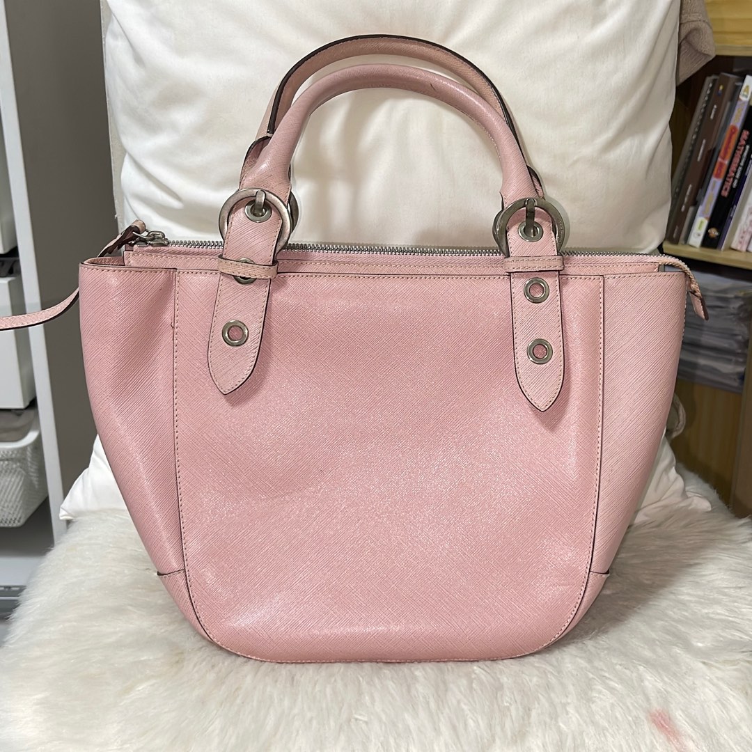 Salvatore ferragamo pink bag on sale