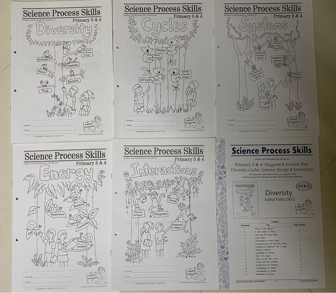 Science assessment/worksheets for pri 3 to 4, Hobbies & Toys, Books ...