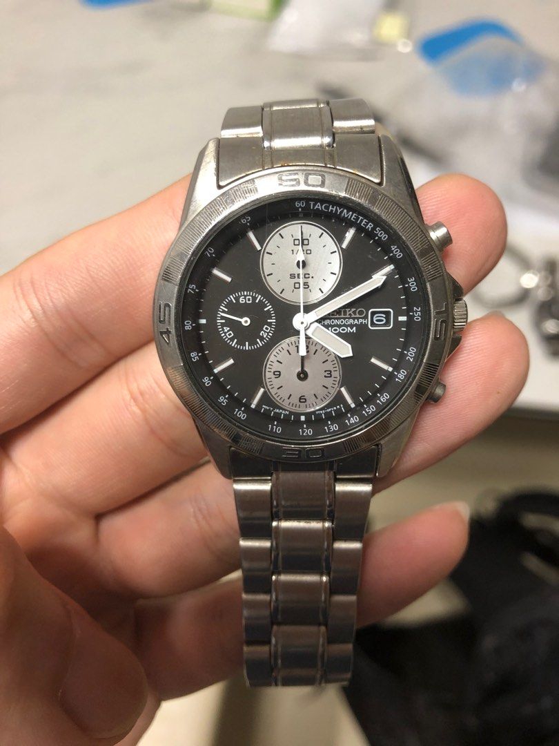 停產seiko 三眼仔賽車錶(7t92-0FE0), 名牌, 手錶- Carousell