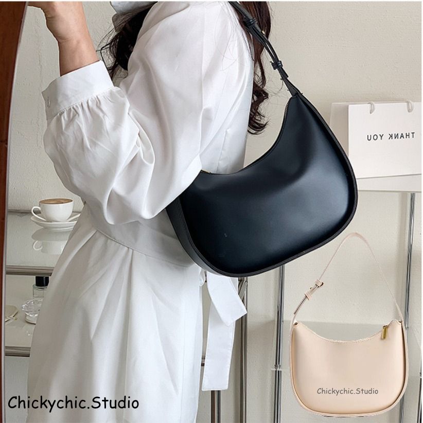 SG SELLER Semicircle Saddle Shoulder Crossbody Bags New