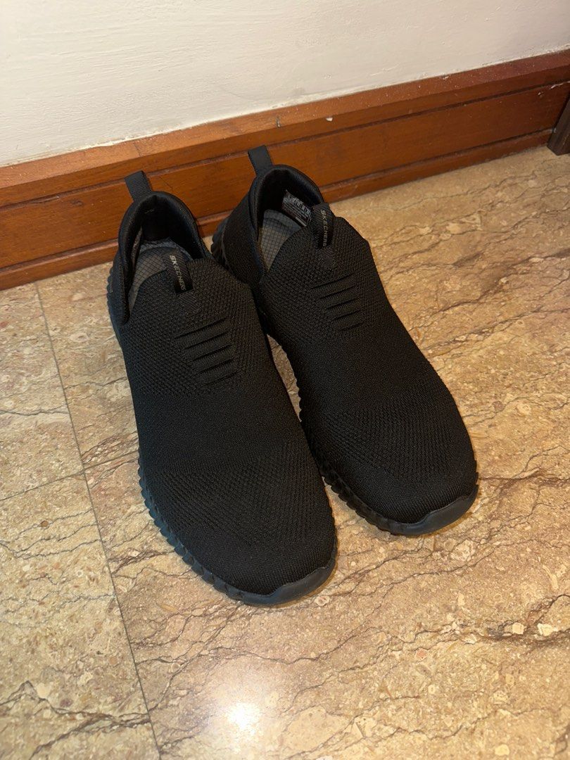 mens sketchers black