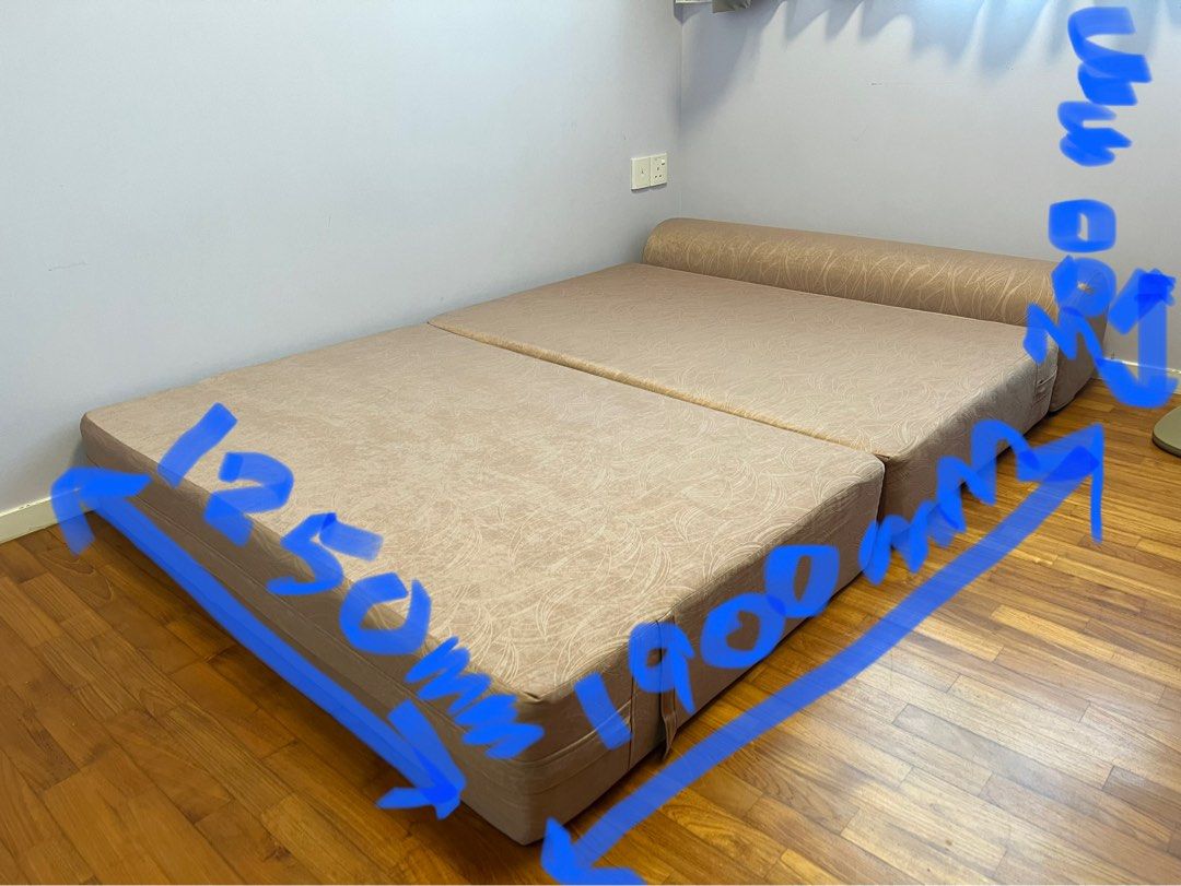 Sofa Bed from Seahorse brand, Furniture & Home Living, Furniture, Sofas