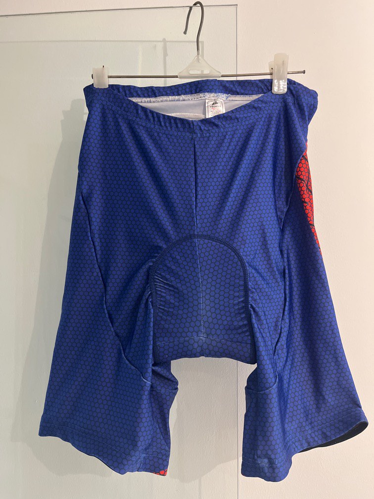 SpiderMan print Padded Cycling shorts, Men's Fashion, Activewear on