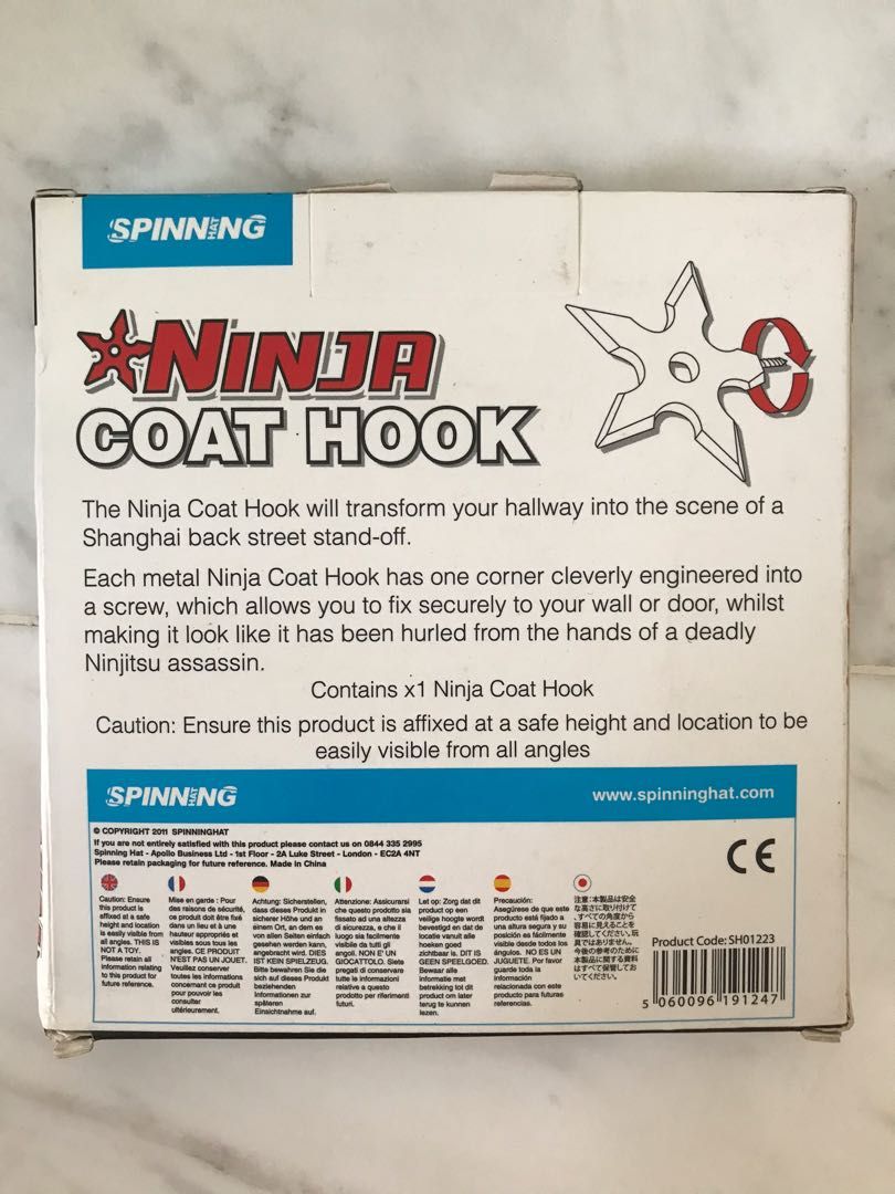 Ninja coat hook outlet