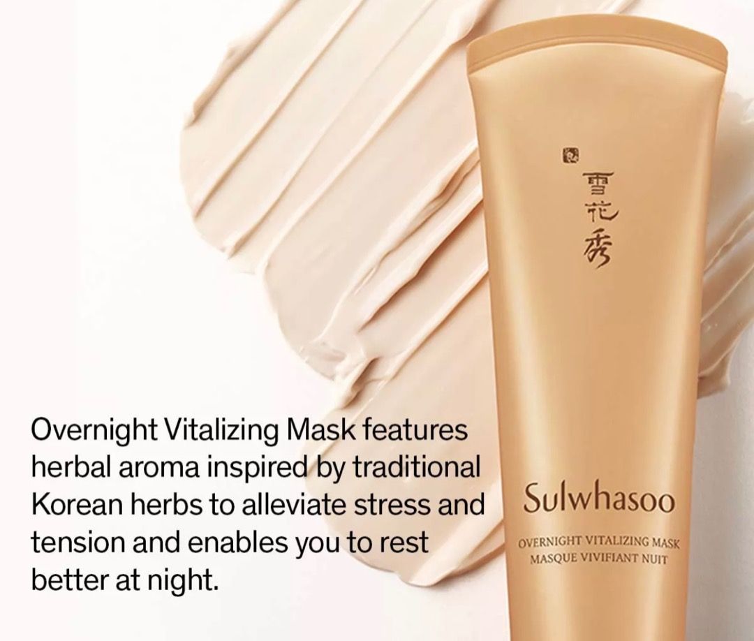 Sulwhasoo Overnight Vitalizing Mask 120 Ml – Koreanische Nachtmaske Mit Heilkräutern Für Revitalisierte Haut