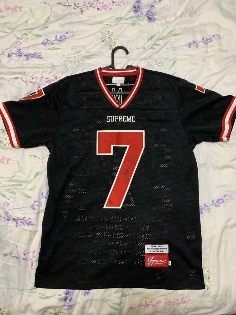 Supreme hail mary hotsell jersey