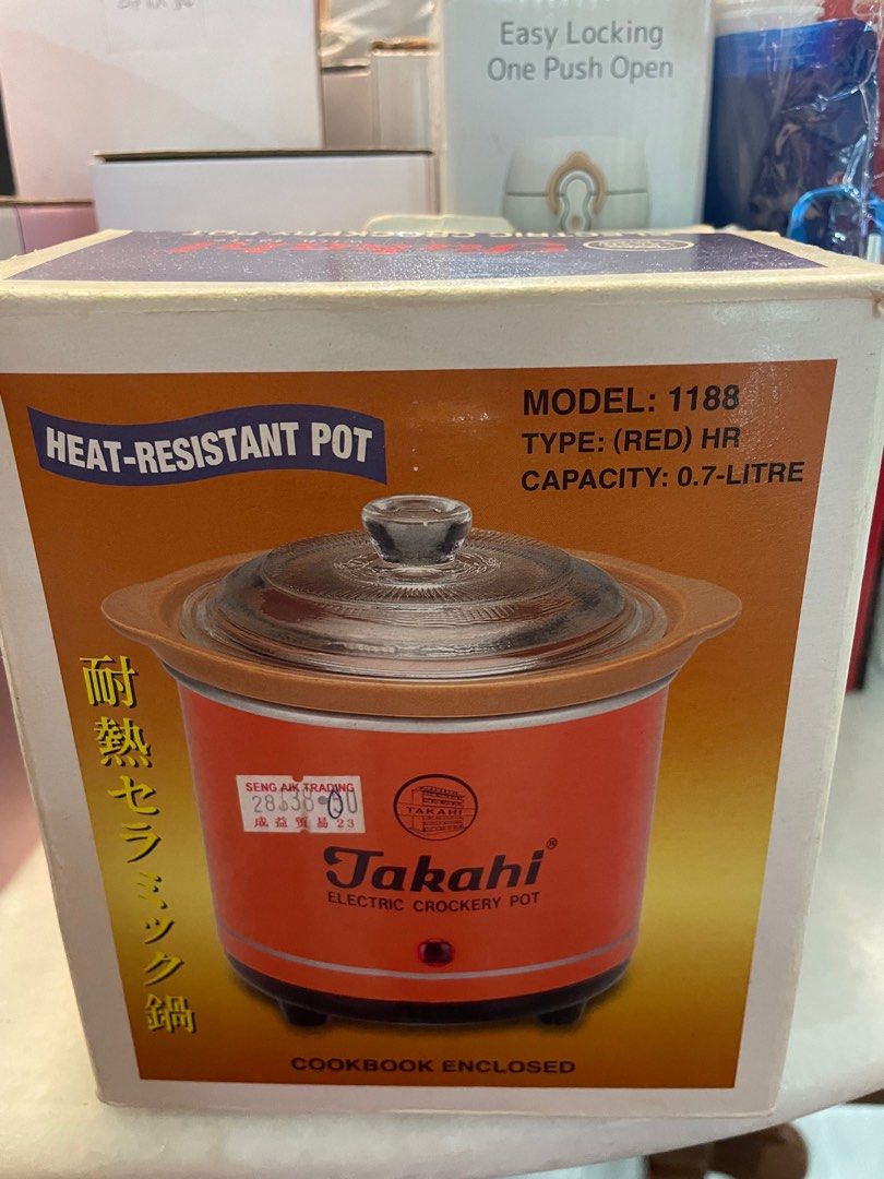 Takahi 0.7L Slow Cooker, TV & Home Appliances, Kitchen Appliances