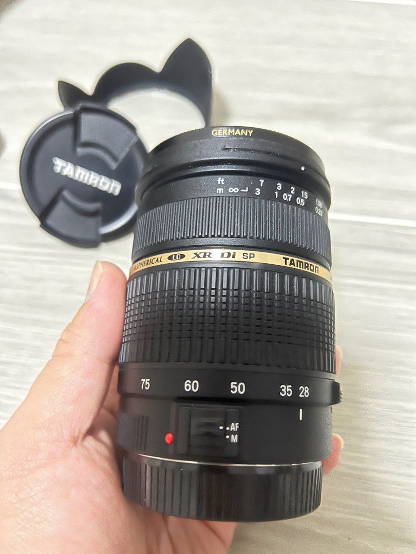 tamron 28-75mm f2.8 (for canon), 攝影器材, 鏡頭及裝備- Carousell