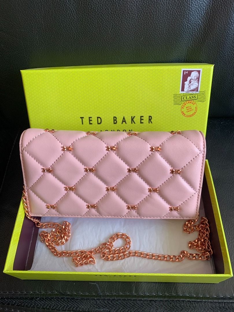 Ted Baker Wallet on Chain, 女裝, 手袋及銀包, 銀包、卡片套 Carousell