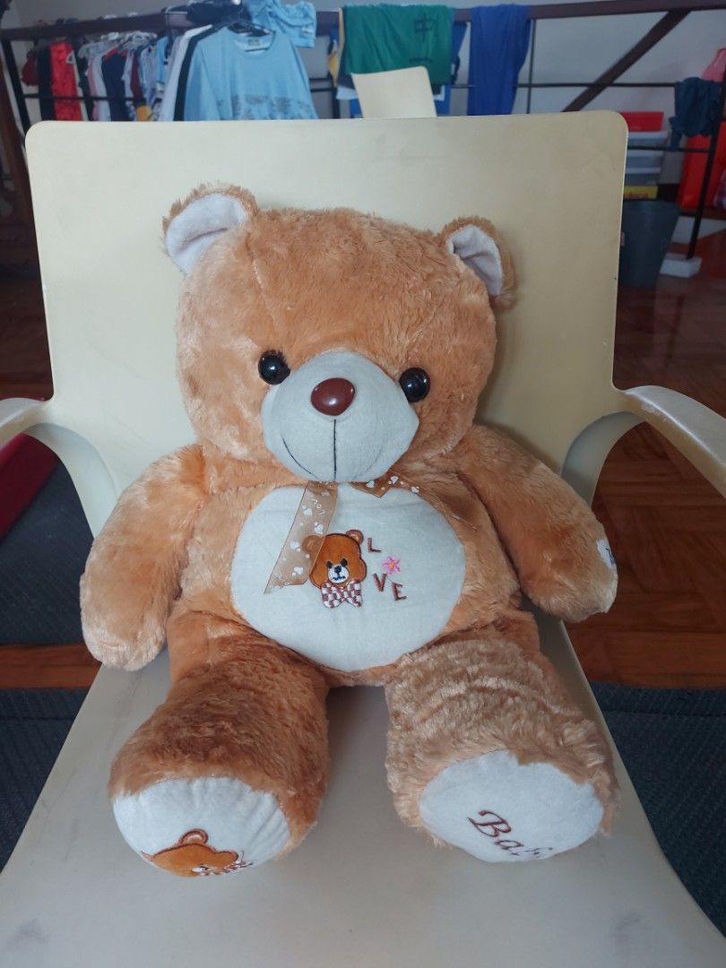 Teddy Bear Plush Stuffed Toy (Category: Plushies & Soft Toys) located in Makati City. Submitted by csupply (Listing ID 1196408454, Image 2). Description: Location: Makati Shipping: Tru Grab or Lalamove or LBC Buyer's Expense Meet Up: Mon to Sat: Circuit Makati Sun: Century City Mall Deposit to: BDO or BPI or UB GCash Maya.