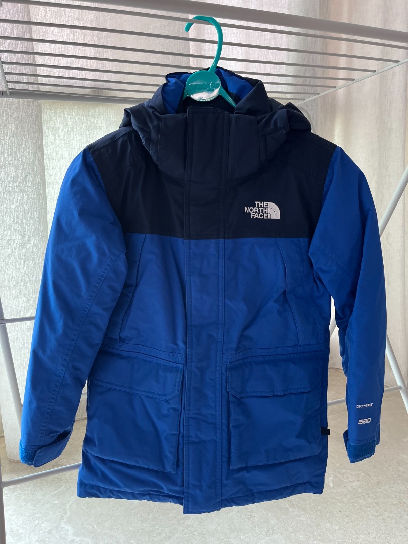 The North Face Dryvent 550 Goose Down Jacket with Hood for Boys