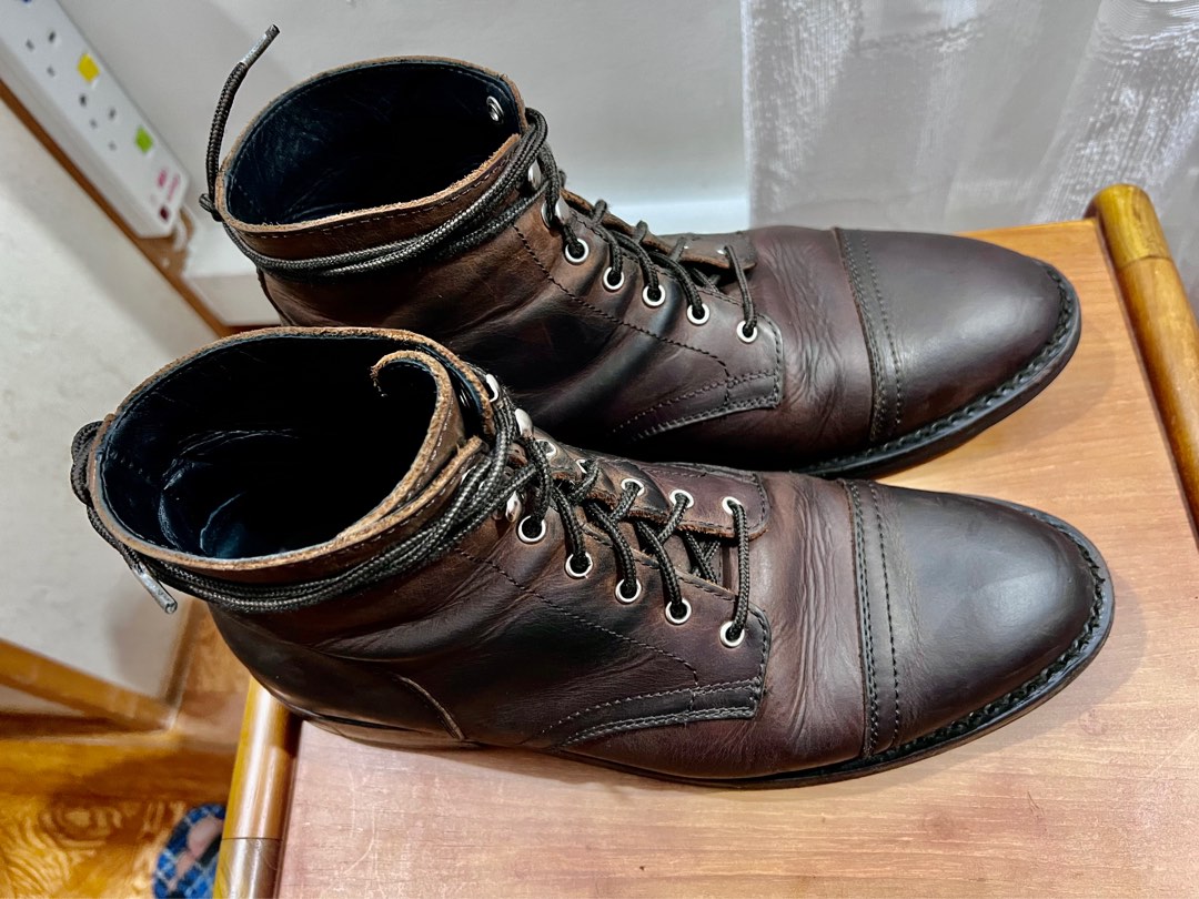 Mens best sale captain boots