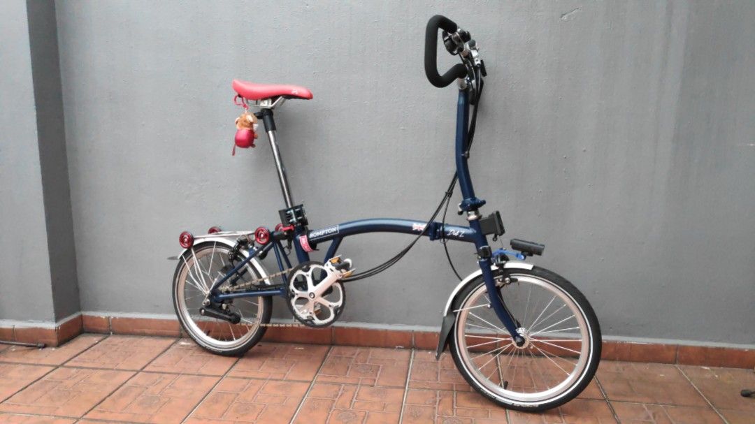 Titanium easy mini Q rack for Brompton, Sports Equipment, Bicycles ...