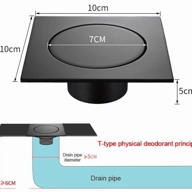 Toilet Drain cover, Furniture & Home Living, Bathroom & Kitchen