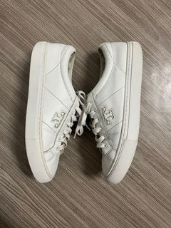 TORY BURCH AMALIA LEATHER COURT SNEAKERS