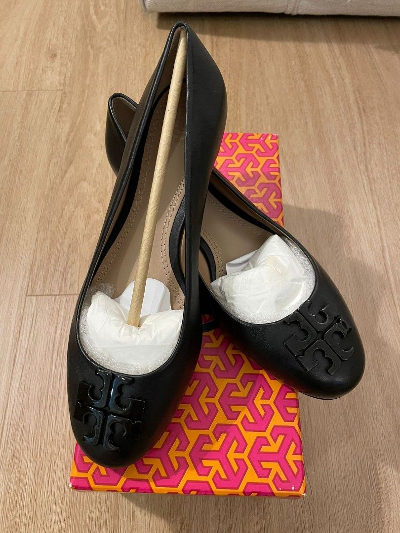 Tory Burch Lowell 2 Ballet Flat Mestico Black Women s Fashion