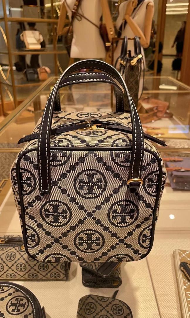 Tory Burch T monogram jacquard cube crossbody slingbag, Women's Fashion,  Bags & Wallets, Cross-body Bags on Carousell