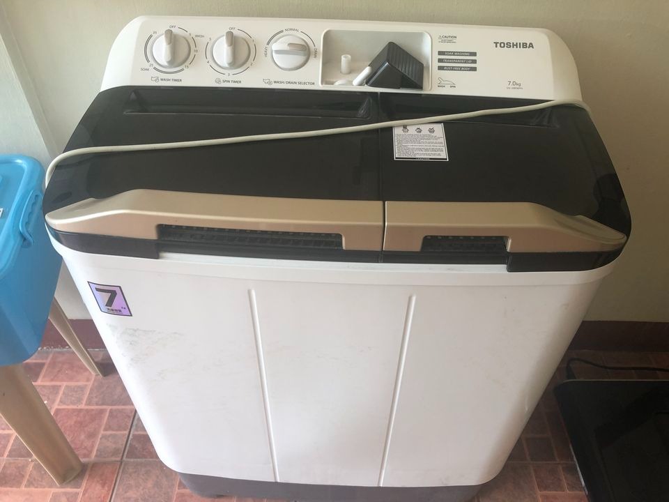 Toshiba Washing Machine and Spin Dry 7kg, TV & Home Appliances, Washing