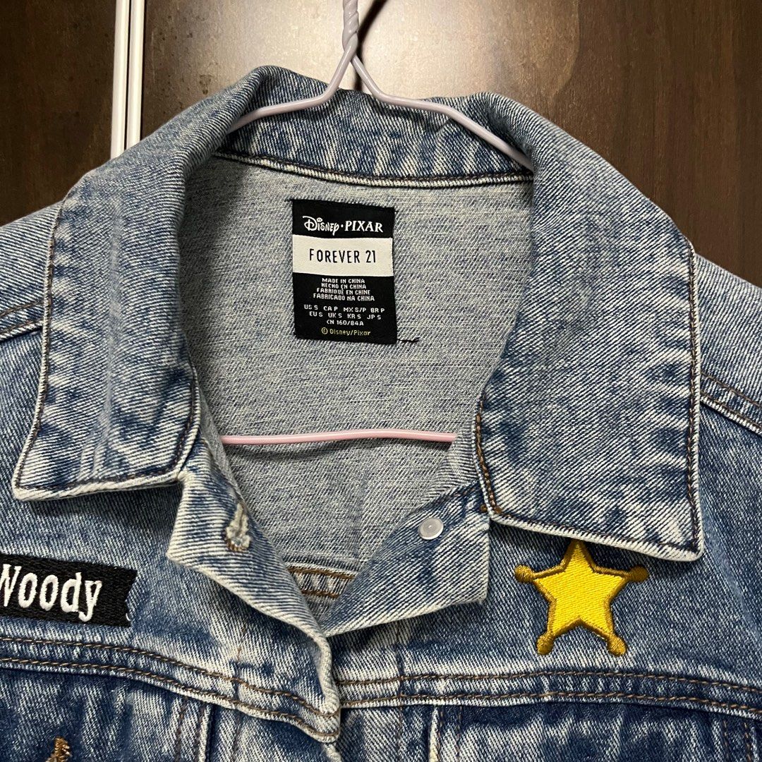 Forever 21 toy story denim jacket online