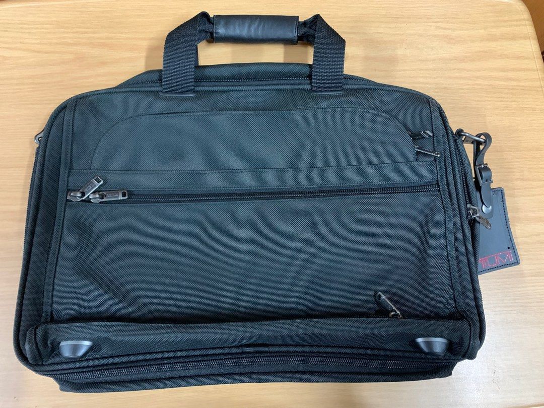 Tumi Alpha Expandable Briefcase Laptop CarryOn Cabin Bag Luggage