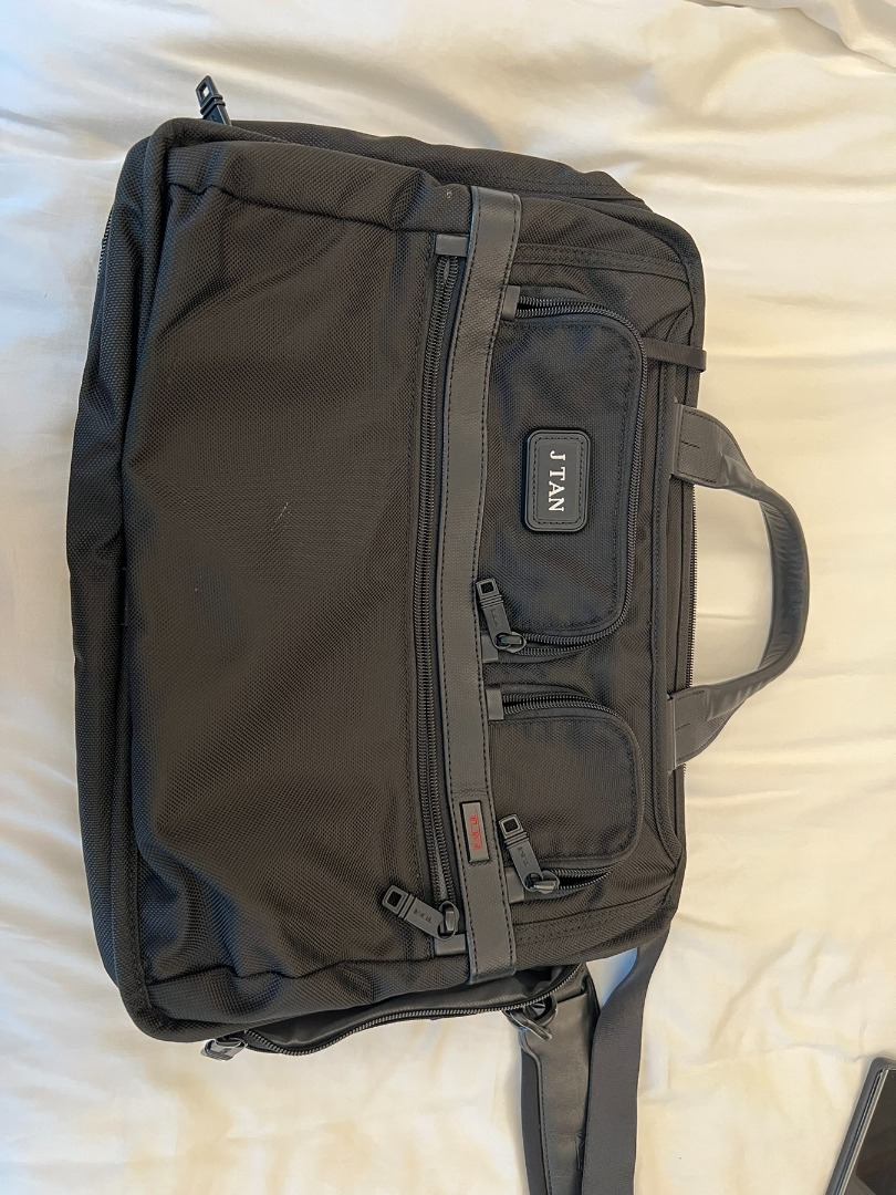 Tumi Expandable Organizer Laptop Brief, Men's Fashion, Bags, Backpacks