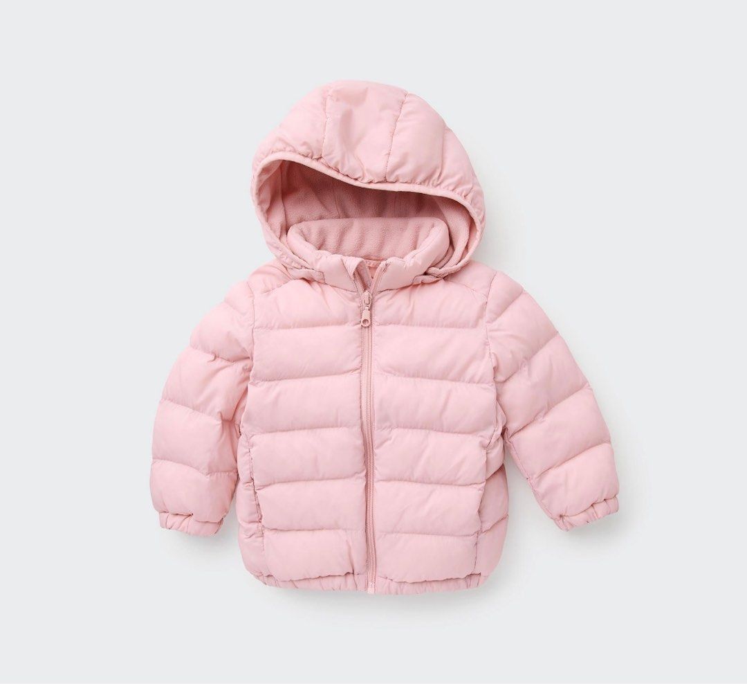 Girls light top warm padded parka