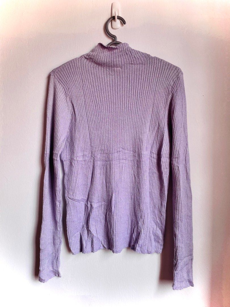 Pastel 2025 purple turtleneck