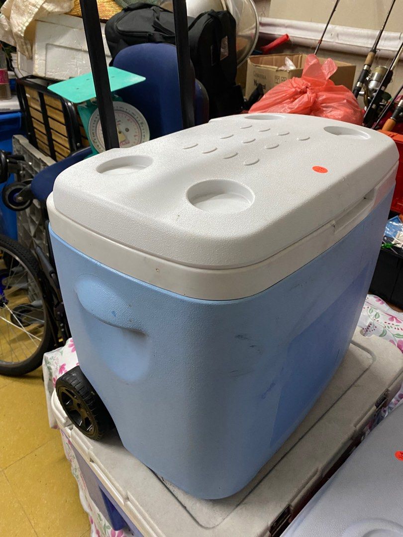 60L Cooler Box with Wheels Ice Box/ Cooler Box/ Beer Beverage Cooler